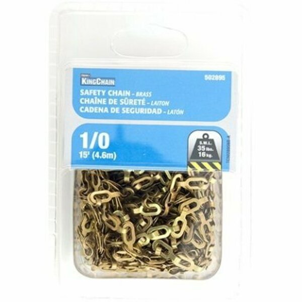 Mibro CHAIN BRASS SAFETY 1/0 X 15 FT 502885